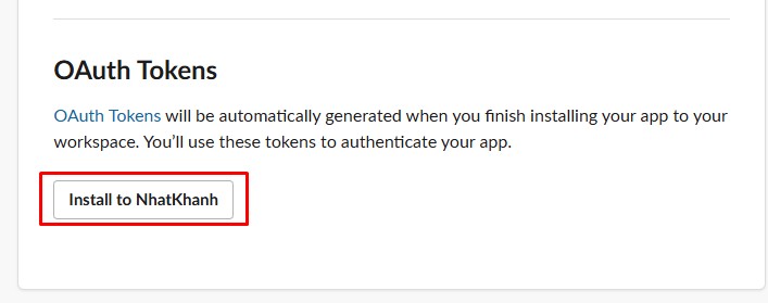 install to workspace